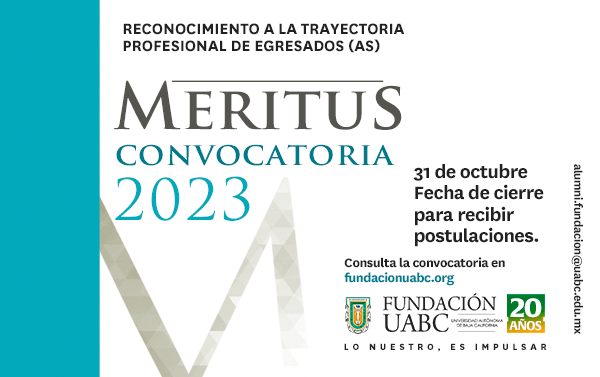 Convocatoria Meritus 2023
